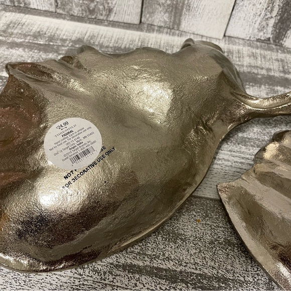 Two Threshold Elk Or Moose Antlers Silver Tone Metal - Picture 10 of 14